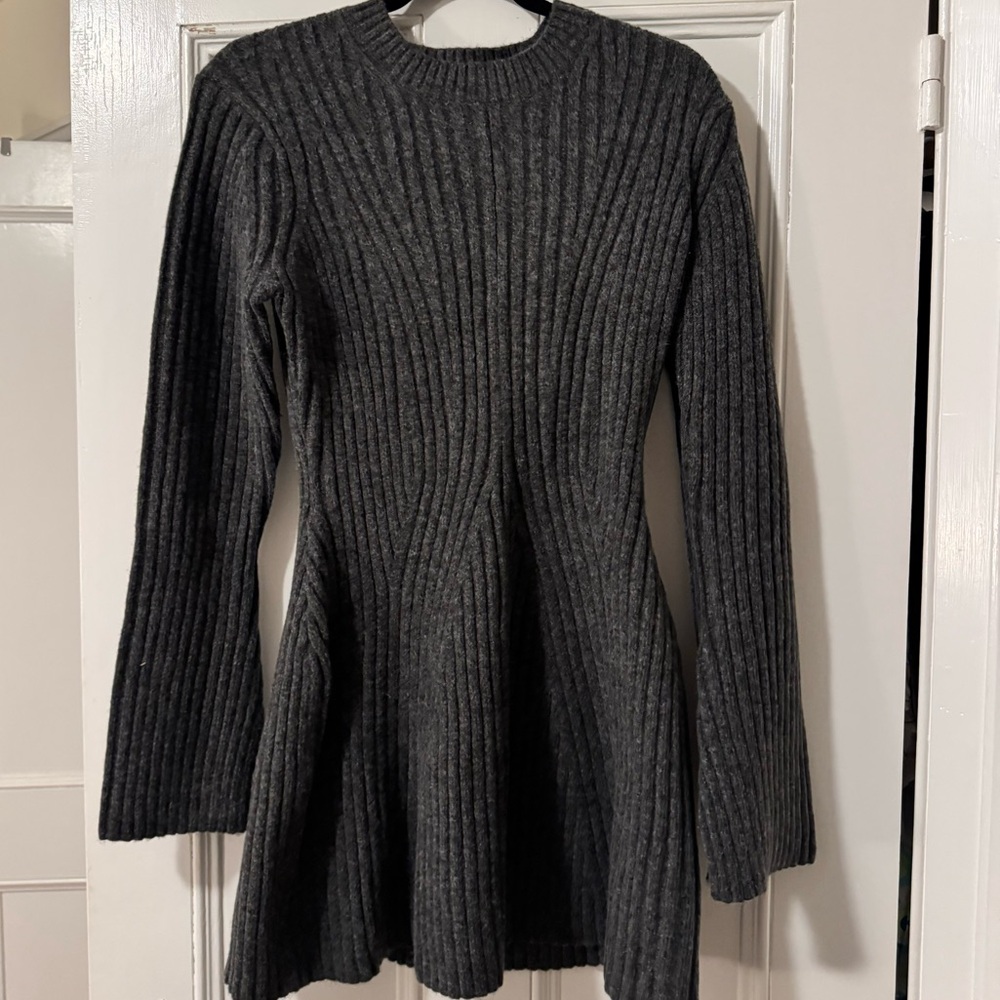 NWT H&M charcoal sweater dress